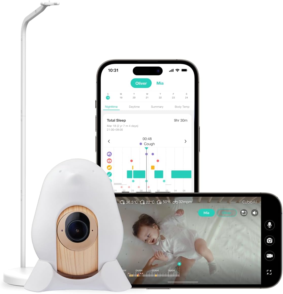 Cubo AI Smart Baby Monitor 3